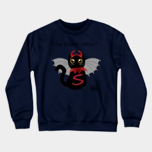 Schrödinger's Demon Cat Crewneck Sweatshirt